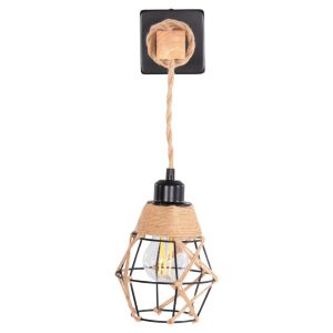 Wall lamp Kinan Hm4466 metal-rope 15.5x21x44cm.