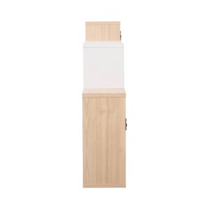 Wall shelf Beldra in natural white color 84x15x57.8 cm