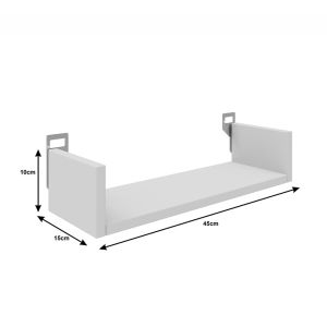Wall shelf Derva in oak color 45x15x10cm