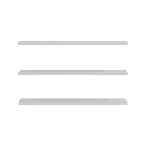 Wall shelf Divar in white color 60x14.5x1.8cm