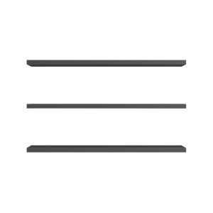 Wall shelf Divar in gray color 60x14.5x1.8cm
