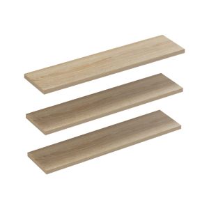 Divar wall shelf made of melamine in sonoma color 60x14.5x1.8cm