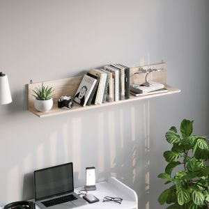 Wall shelf Drowel in Sorona color 130x21.6x20cm