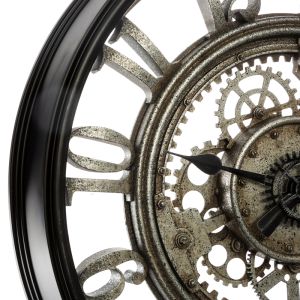 Wall clock Sarkis bronze color made of polypropylene D51x7.55cm