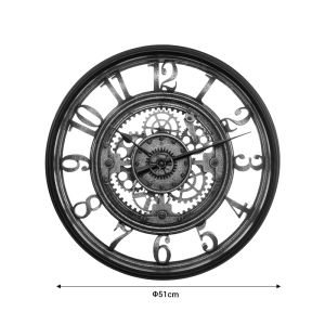 Wall clock Sarkis bronze color made of polypropylene D51x7.55cm