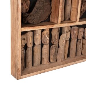 Стенна декорация Myst Naturally Hm4275 фигури в рамка Driftwood 60x5x80hcm