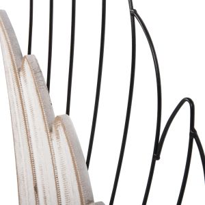 Стенна декорация Wings Hm4223 Метал/mdf 39x1,5x92hcm