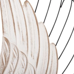 Стенна декорация Wings Hm4223 Метал/mdf 39x1,5x92hcm