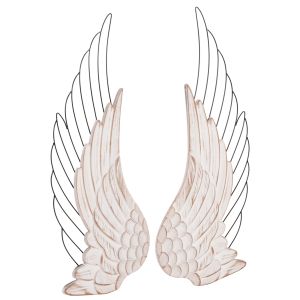 Стенна декорация Wings Hm4223 Метал/mdf 39x1,5x92hcm