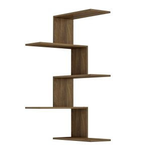 Wall shelf Rory Hm8931,12 made of melamine in natural color 22x51,5x109hcm