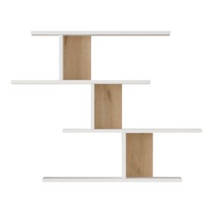 Zaka wall shelf in natural white 98.7x14.5x78cm