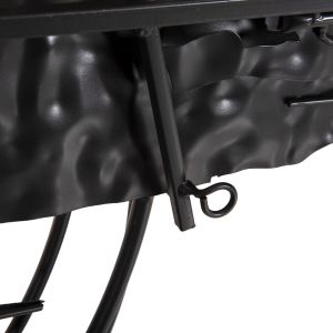 Стенна метална декорация Hm4196 цвят антрацит/златен 144x63,5hcm