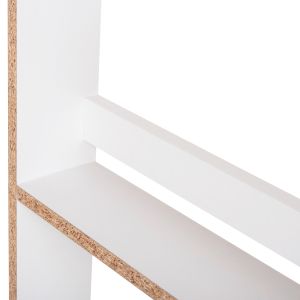Стенни рафтове Sani Hm18224.01 меламин в бяло 60x10x120hcm. (4 рафта)