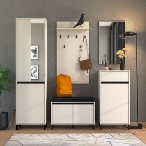 Wall mirror Arran cashmere color 51x2x83cm