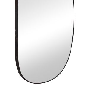 Wall mirror Crither Hm4486.01 MDF frame in black marble color 49x140hcm.