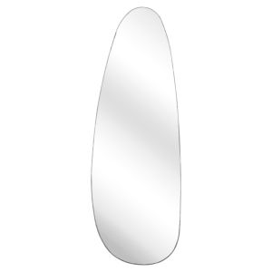 Wall mirror Crither Hm4486.02 MDF frame in gray marble color 49x140hcm.
