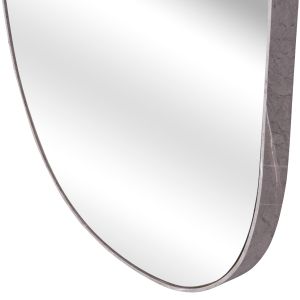 Wall mirror Crither Hm4486.02 MDF frame in gray marble color 49x140hcm.