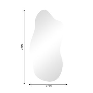 Wall mirror Fendo Inart 37x1x78cm
