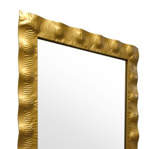 Wall mirror Fezco gold metal and glass 72x3x102cm