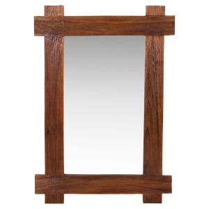 Wall Mirror Hm4303 Recycled Teak In Natural Color 70x100hcm
