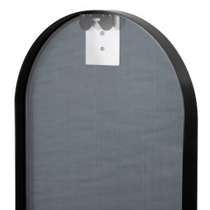 Wall mirror Hm9581,01 Tall Oval Black with aluminum frame 38.5x4x149hcm