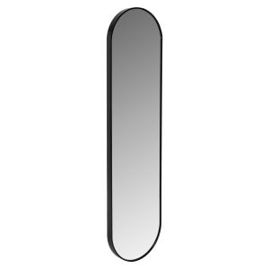 Wall mirror Hm9581,01 Tall Oval Black with aluminum frame 38.5x4x149hcm