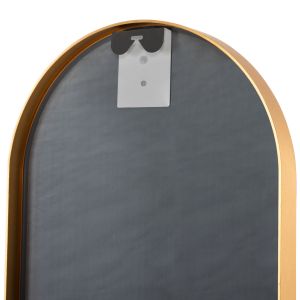 Wall mirror Hm9581,30 Tall Oval Gold with aluminum frame 38.5x4x149hcm