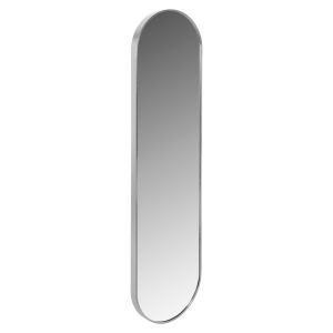 Wall mirror Hm9581.40 Tall Oval Silver with aluminum frame 38.5x4x149hcm
