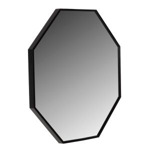 Wall mirror Hm9583.01 Octagon Black with aluminum frame 55.5x2.5x55.5hcm