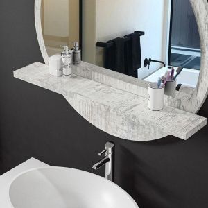 Wall mirror Lesley 60x2x60cm
