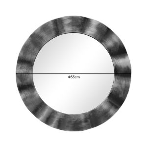 Perfor Inart wall mirror with bronze polypropylene frame D55x2.5cm