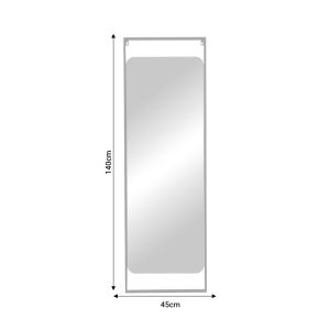 Piza Inart wall mirror with gold metal frame 45x2x140cm