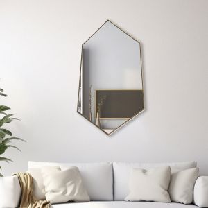 Wall mirror Polygon 31x2x51cm