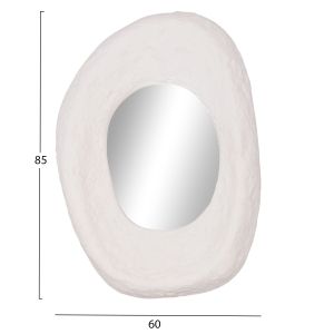 Wall mirror Riffe Hm4695.02 fiber cement in white 60x13x85cm