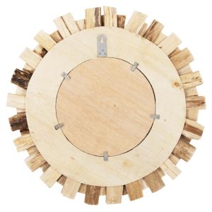Wall mirror Sunny Naturally Driftwood natural wood Hm7719 50x5x50h
