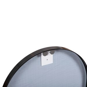 Wall mirror Archer series Hm4501 aluminum frame in black 60x79.5hcm.