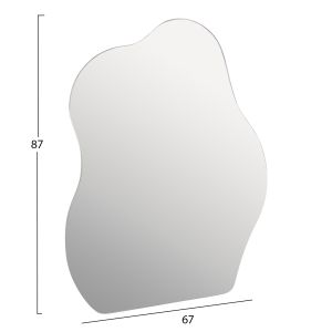Wall mirror Fenel series Hm4495 without frame-led backlight 67x87hcm.