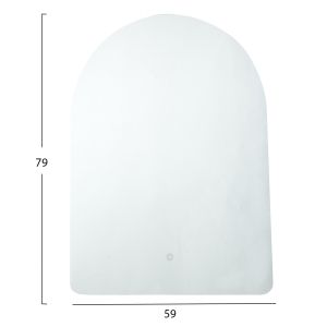Wall mirror Fenel series Hm4497 without frame-led backlight 59x79hcm.