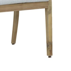 Стол Bolen акация масив бежов текстил 59x63,2x89,9cм