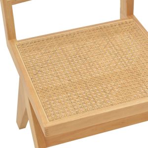 Стол Brenin от естествено каучуково дърво 45x56x82cm