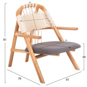 Стол Craft от естествен ясен Hm9413,01