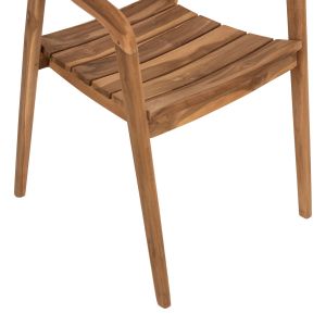 Стол Deus Hm9621 от тиково дърво 54x56x76cm