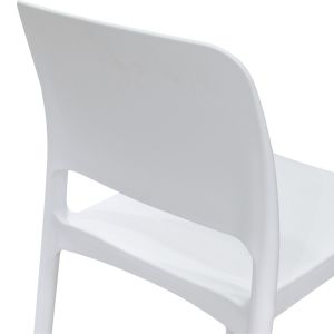 Стол Fenxy Pp в бял цвят 38x42x77см