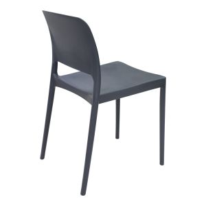 Стол Fenxy Pp в черен цвят 38x42x77см