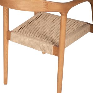 Стол Hm9874 от масивно дърво ясен 57x54x78hcm