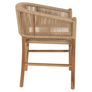 Стол Irvine Hm9822 от тиково дърво в естествен цвят 64x56x76cm