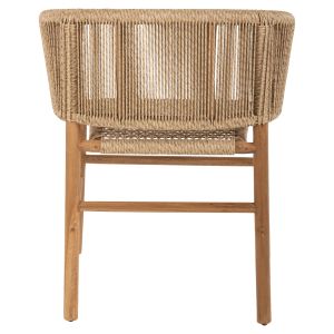 Стол Irvine Hm9822 от тиково дърво в естествен цвят 64x56x76cm