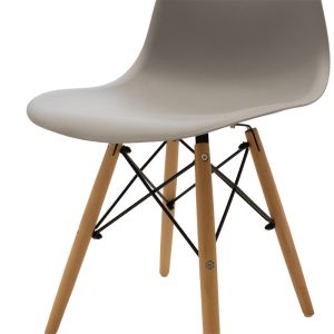 Стол Julita Art Wood Pp Grey-natural Leg 41x46x83cm