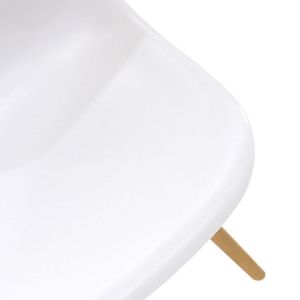 Стол Julita Art Wood Pp White-natural Leg 41x46x83cm