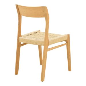 KARLINDA CHAIR, NATURAL BEECH - NATURAL COLOR ROPE, 47.5X55X81CM